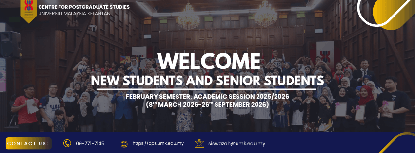 WELCOME NEW STUDENTS SEMESTER FEBRUARY 2025/2026
